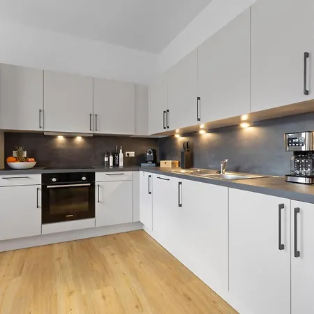 Apartmán Design-apartments In Lage - Familienfreundlich - Kueche - Parkplaetze - Fahrradstellplaetze - Streaming *