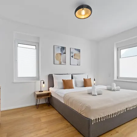アパート Design-apartments In Lage - Familienfreundlich - Kueche - Parkplaetze - Fahrradstellplaetze - Streaming バート・クロイツナハ
