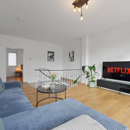 Design-apartments In Lage - Familienfreundlich - Kueche - Parkplaetze - Fahrradstellplaetze - Streaming * 바트크로이즈나흐