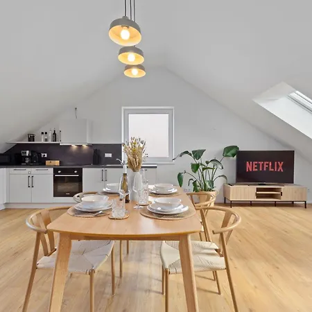 Design-apartments In Lage - Familienfreundlich - Kueche - Parkplaetze - Fahrradstellplaetze - Streaming 公寓 *