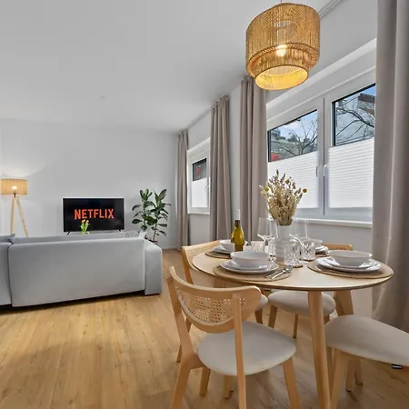 Design-apartments In Lage - Familienfreundlich - Kueche - Parkplaetze - Fahrradstellplaetze - Streaming 公寓