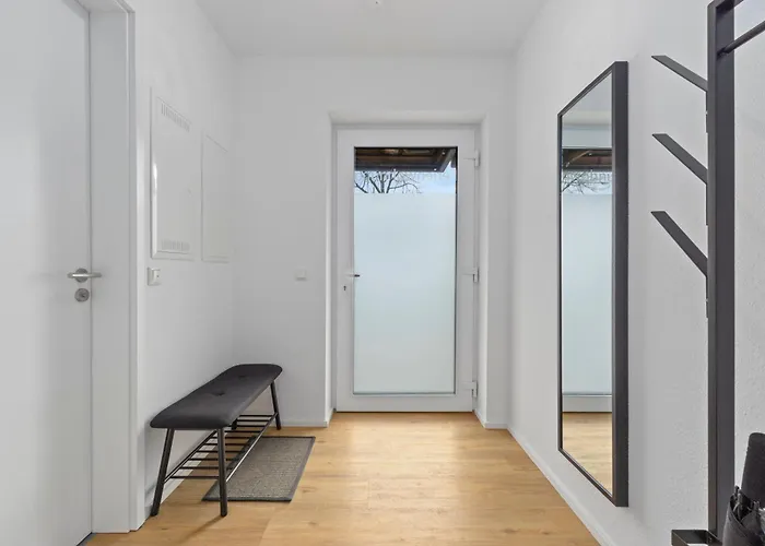 Design-apartments In Lage - Familienfreundlich - Kueche - Parkplaetze - Fahrradstellplaetze - Streaming 바트크로이즈나흐