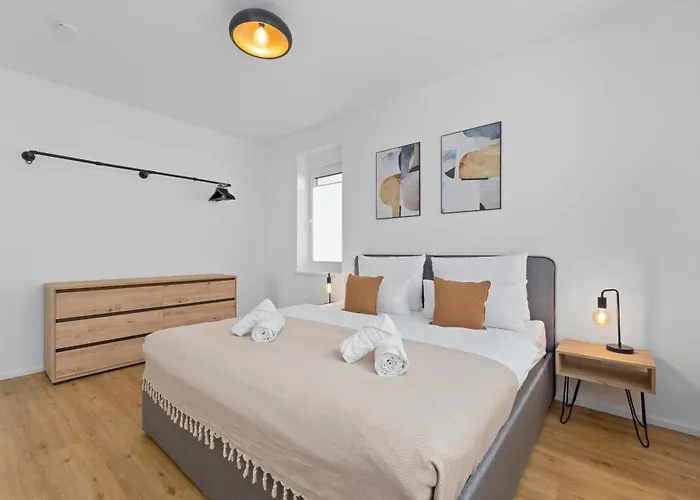 Apartamento Design-apartments In Lage - Familienfreundlich - Kueche - Parkplaetze - Fahrradstellplaetze - Streaming *
