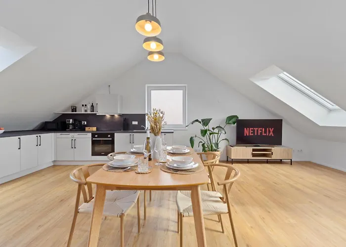 Design-apartments In Lage - Familienfreundlich - Kueche - Parkplaetze - Fahrradstellplaetze - Streaming Apartamento *