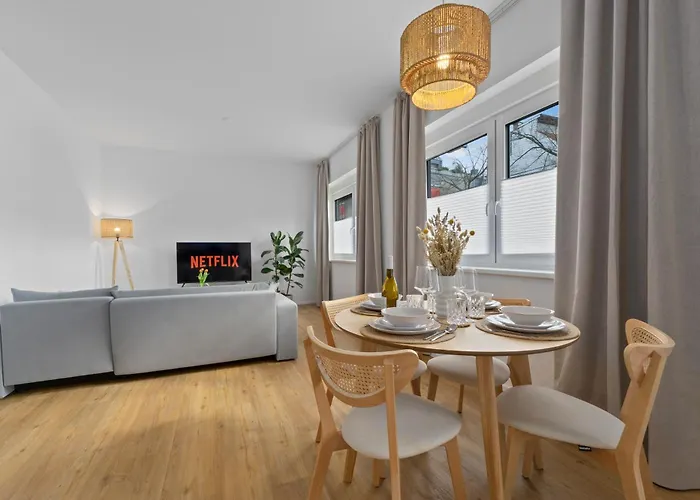 Design-apartments In Lage - Familienfreundlich - Kueche - Parkplaetze - Fahrradstellplaetze - Streaming Apartamento