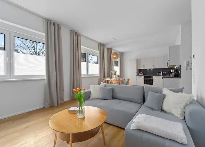 Apartamento Design-apartments In Lage - Familienfreundlich - Kueche - Parkplaetze - Fahrradstellplaetze - Streaming